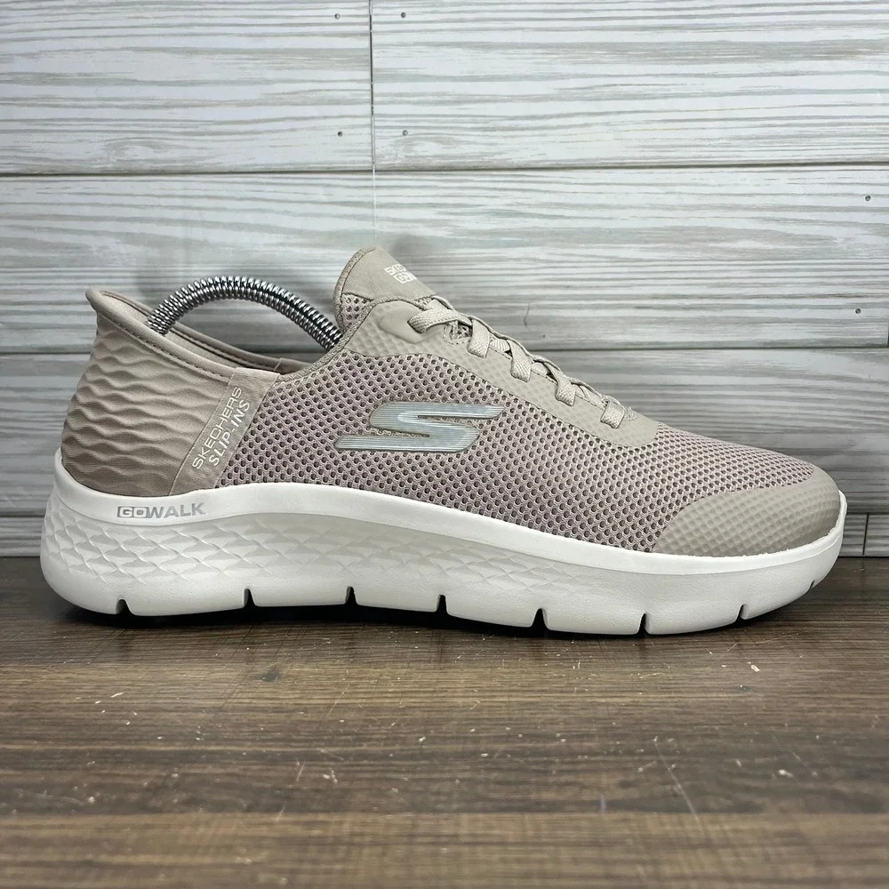 Skechers GoWalk Flex Women's Beige Shoes - Women's Size 10